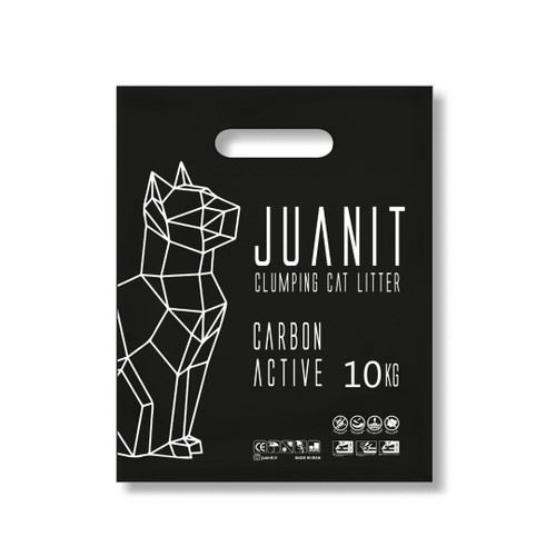 خاک گربه ژوانیت مدل کربن دار وزن 10 کیلوگرم (فروش فقط در تهران)