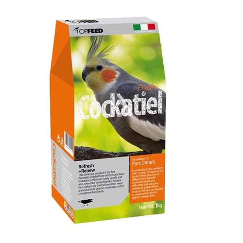 پلت ویژه عروس هلندی تاپ فید مدل Cockatiels Nuts وزن 1 کیلوگرم